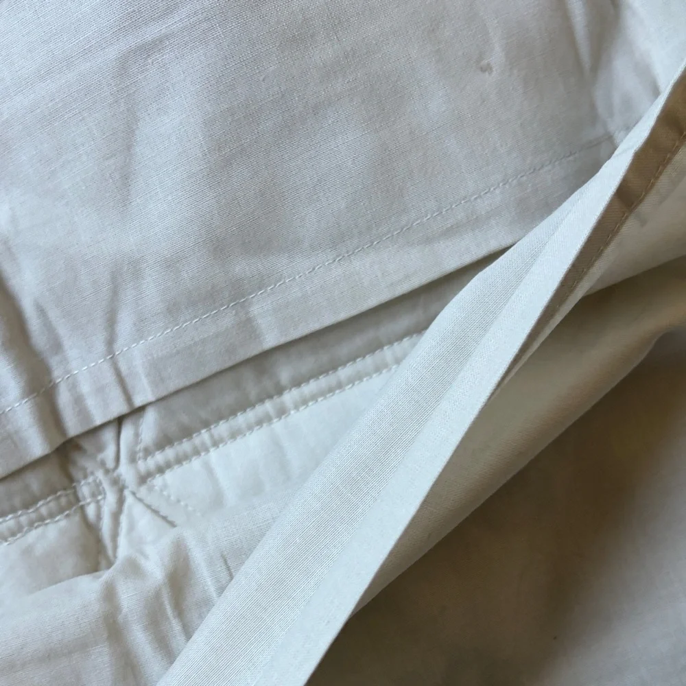 West Elm Cream/Oatmeal Euro Pillow covers set of 3